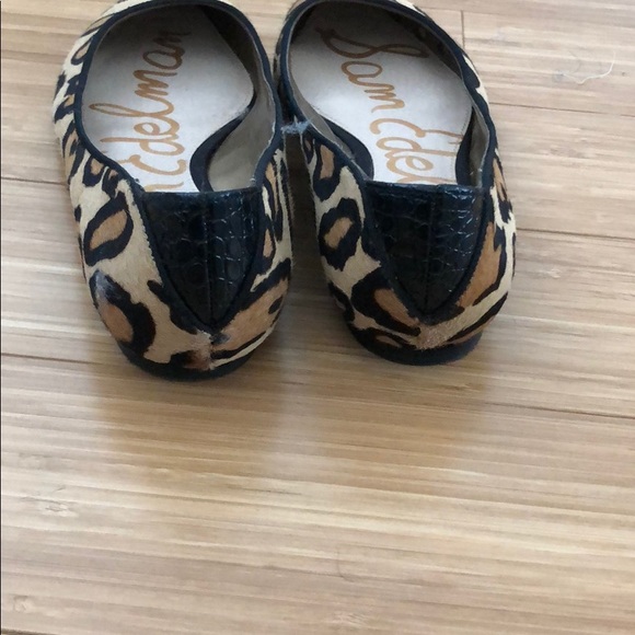 Sam Edelman leather upper cheetah print flats - Picture 4 of 4